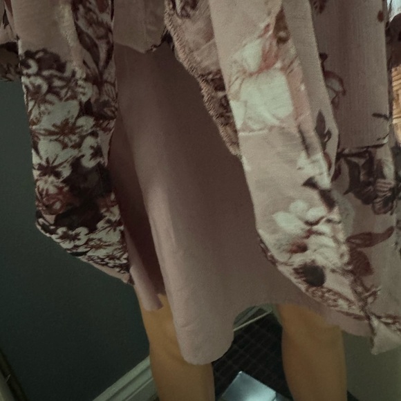 Express Blush Floral Dress - Picture 3 of 8